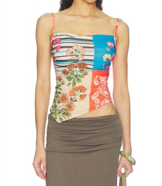 Free People Estella Tank In Pop Combo