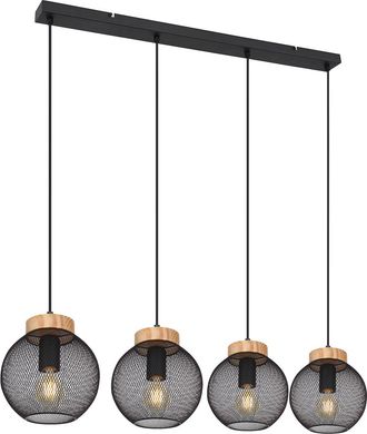 Globo Lighting L&aacute;mpara Colgante - Pablo - Negro - Metal - Gran L&aacute;mpara - Globo