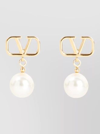 Valentino Garavani vlogo signature pearl drop earrings