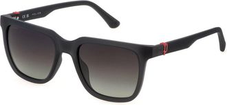 Police SPLN34E BEYOND LITE 6 Polarized 4A4P Mens Sunglasses Grey Size 54