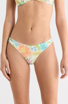 Rip Curl Catalina Island Bikini Bottoms in Green Multi at Nordstrom, Size X-Small