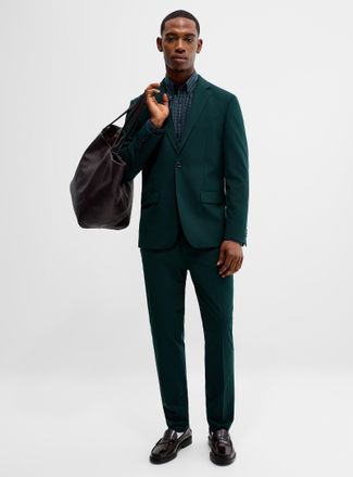 Le 31 Mens Solid stretch suit Stockholm fit - Slim