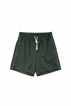 Fedeli Mens Madeira Airstop Swim Shorts Trunks In Dark Green