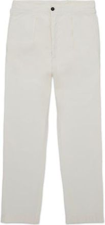 Fortela Oklahoma Cotton Pleated Trousers in White at Nordstrom, Size 33 Eu