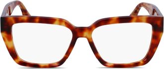 Victoria Beckham Occhiali da sole con effetto tartarugato - Marrone