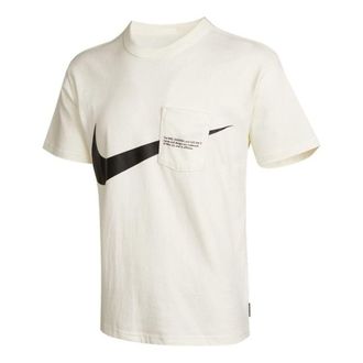Nike AS Mens Nike Sportswear SWSH POCKET SS Tee Sail DJ6297-110