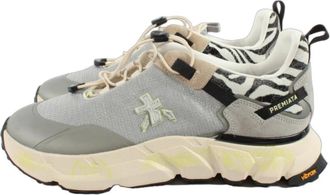 Premiata Crossd 375 - Dames - Sneakers - Grijs - 41 EU - Leer - Schoenen