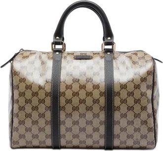 Gucci Pre-owned Canvas gucci-bags - Dames - Vintage Handtas - Beige - ONE Size - Vintage