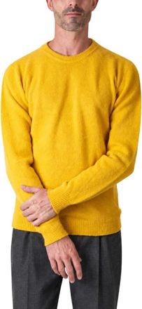 Roberto Collina Maglia - Heren - Truien - Geel - Maat: XL