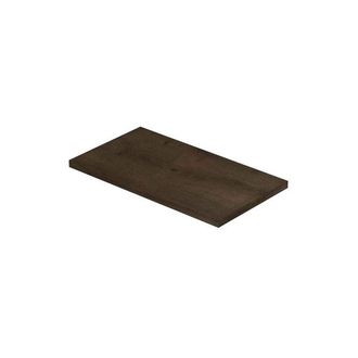 Bernacchini Topdeck XS Wastafelblad - 40x22x1.6cm - tbv onderkast - MDF Fineer Chocolate