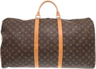 Louis Vuitton Pre-owned Weekend Bags, female, Brown, Size: ONE SIZE Pre-owned Keepall 60