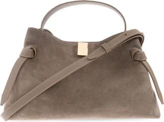 Yuzefi Handtas Gyoza - Dames - Handtassen - Grijs - ONE Size - Su&egrave;de - Tassen