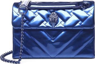 Kurt Geiger quilted chain shoulder bag - Blue
