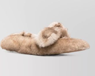 Zimmermann shearling carousel slippers
