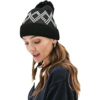 Gigi Pip Elio Pom Beanie in Black at Nordstrom
