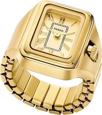 Fossil Raquel Watch Ring, 14mm in Gold at Nordstrom, Size 18