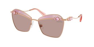 Swarovski SK7040 401461 Womens Sunglasses Gold Size 57