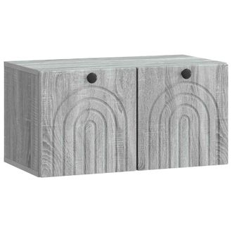 vidaXL Mueble Para Tv De Pared Gris Sonoma 59,5 X 31 X 30 Cm Vidaxl