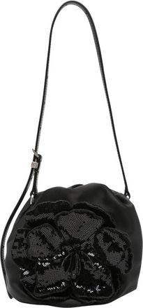 Rotate Flower Bon Bon Bag - Dames - Schoudertassen - Zwart - ONE Size - Katoen - Tassen
