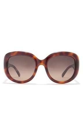 Ferragamo 53mm Oversized Sunglasses in Havana Brn at Nordstrom Rack