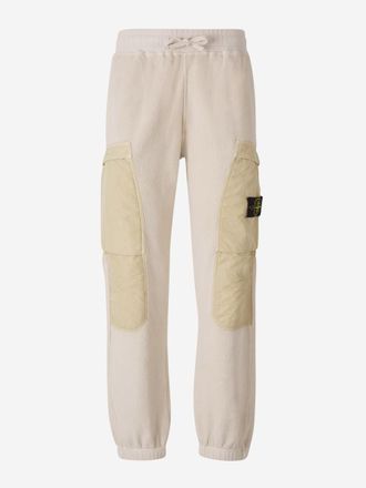 Stone Island Logo Plush Joggers