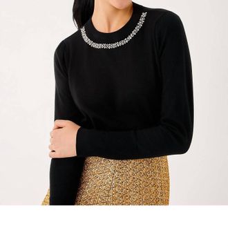 Lilly Pulitzer Morgen Long Sleeve Sweater In Black