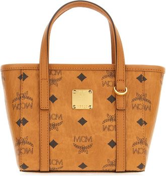 MCM Toni X-Mini Shopper - Dames - Shoppers - Bruin - ONE Size - Katoen - Tassen