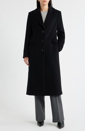 Fleurette Holland Wool Coat in Black at Nordstrom, Size 12P