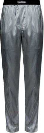 Tom Ford Zijden Pyjamabroek - Heren - Pyjama - Grijs - M - Nachtkleding