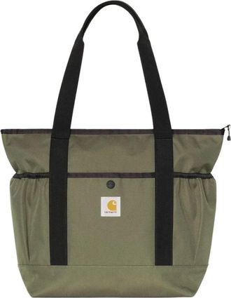 Carhartt Work in Progress Clapton Tote Bag - unisex - Shoppers - Groen - ONE Size - Polyester - Tassen