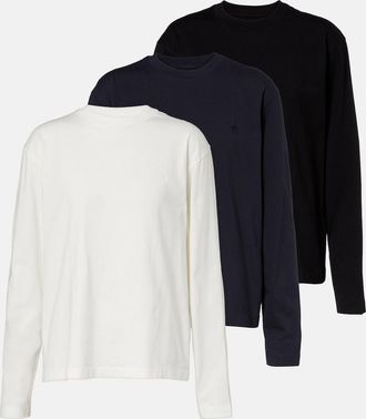 Jil Sander Set of 3 cotton jersey T-shirts
