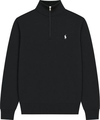 Polo Ralph Lauren Half-zip Cotton-blend Sweatshirt - Black - Xxl