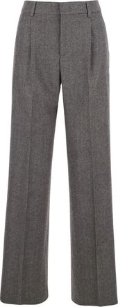 Pantaloni Torino Pantaloni a vita alta - Grigio