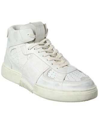 Valentino VLTN Leather High-Top Sneaker