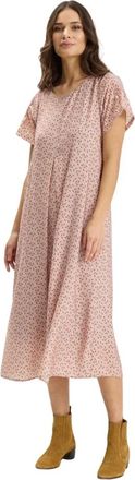 In Front Midi Jurken - Dames - Casual kleedjes - Roze - L - Kleedjes