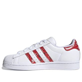 adidas (WMNS) adidas originals Superstar White Dark Red GZ9156