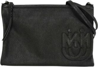 Miu Miu Pre-owned Cross Body Bags, female, Black, Size: ONE SIZE Pre-owned 5Bh200 Clutch Bag