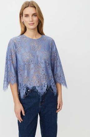 Masai MaBeldora Lace Top in Stonewash at Nordstrom, Size X-Small