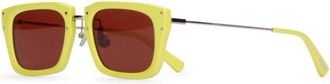 Jacquemus Occhiali da Sole - Dames - Zonnebrillen - Geel - ONE Size - Accessoires