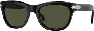 Persol Klassieke zonnebril zwart montuur - unisex - Zonnebrillen - Zwart - 62 MM - Accessoires