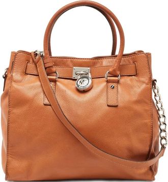 Michael Kors Borsa tote in pelle - Marrone