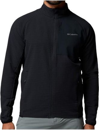 Columbia Superior Summit Grid Full Zip M Fleecejacke f&uuml;r Herren | schwarz