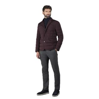Moorer MenS Amaranth Quilted Blazer Jacket, Size 56