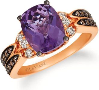 Le Vian Ladies Grape Amethyst Rings set in 14K Strawberry Gold