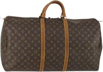 Louis Vuitton Pre-owned Keepall tas - unisex - Vintage Weekendtas - Bruin - ONE Size - Leer - Vintage