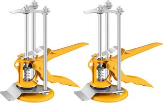 OEM Ajuste De Altura Para Azulejos De Pared, Dispositivo Elevador, Adecuado Para Levantar Y Fijar Azulejos, Suelos, Puertas Y Ventanas (amarillo, 2 Unidad