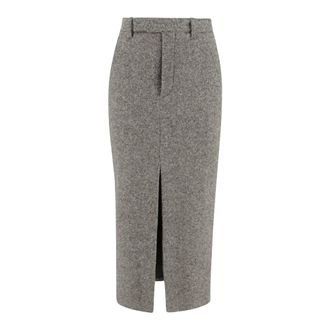 Brunello Cucinelli Dames, Rokken, Bruin, Maat: XS Katoen