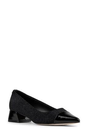 Donald J Pliner Cap Toe Pump in Black at Nordstrom Rack, Size 8.5