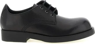 Maison Margiela Schoenen, Heren, Zwart, 41 EU, Leer, Biker Lace-Ups