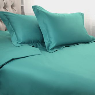 Superior 1000-Thread Count Breathable Egyptian Cotton Classy Solid Duvet Cover Set